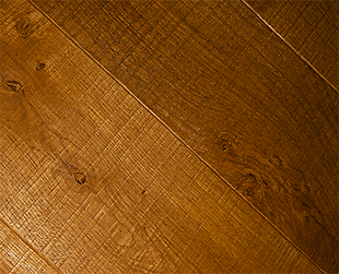 Oiled rough sawn flooring.